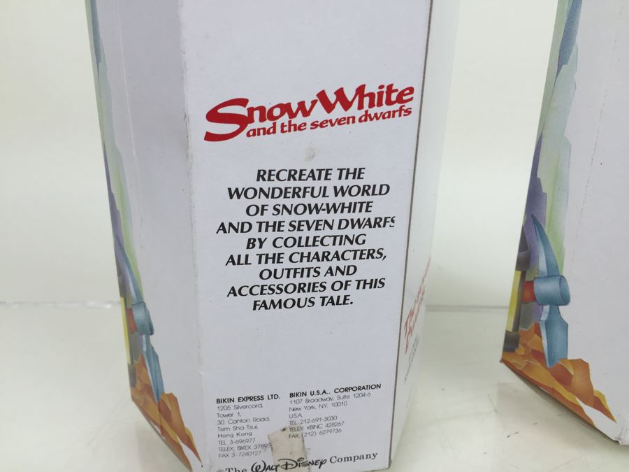 Walt Disney's Snow White And The Seven Dwarfs 'Sneezy' And 'Grumpy' 6 1/2' Doll Figurines Action Figures Bikin New In Box [Photo 10]