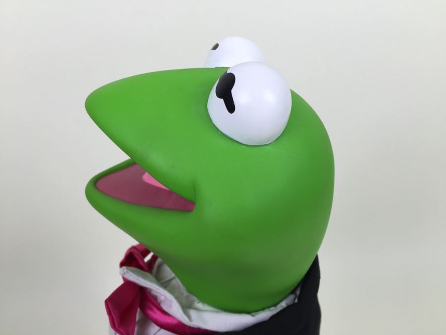 Jim Henson's Muppets Large Kermit The Frog Muppet With Stand P2504 Vintage 1990 [Photo 14]
