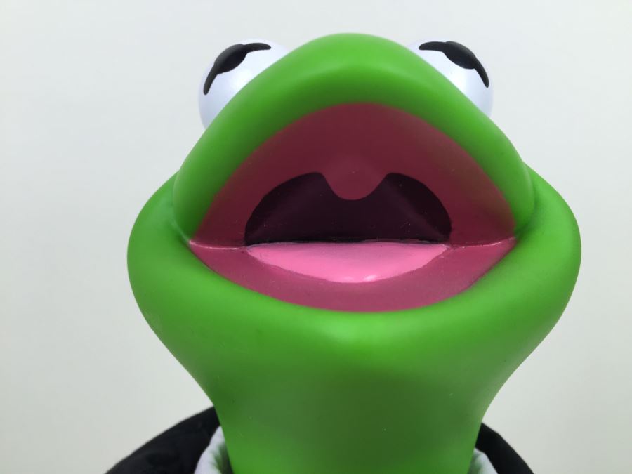 Jim Henson's Muppets Large Kermit The Frog Muppet With Stand P2504 Vintage 1990 [Photo 15]