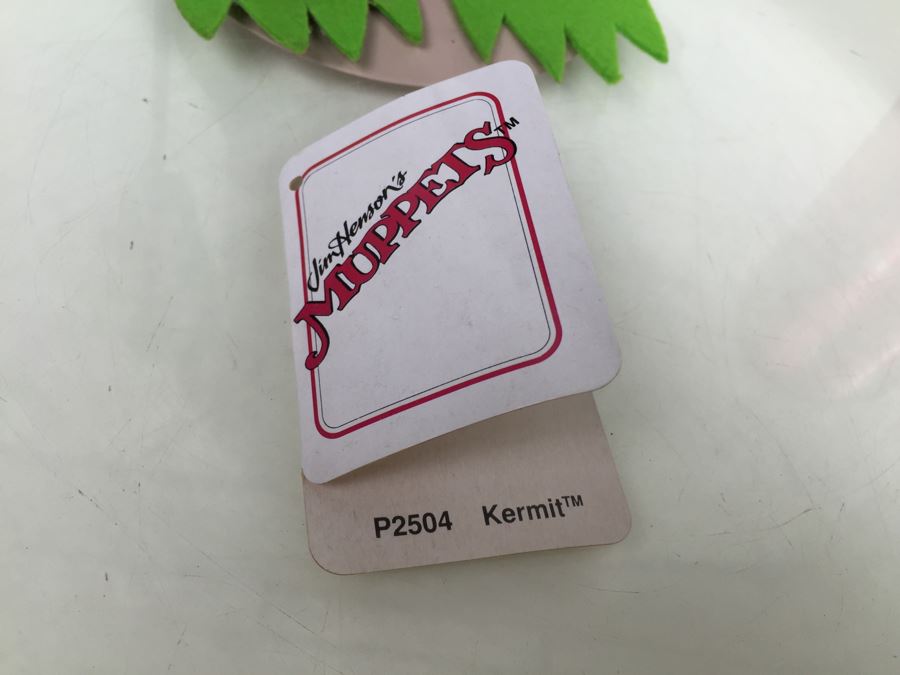 Jim Henson's Muppets Large Kermit The Frog Muppet With Stand P2504 Vintage 1990 [Photo 3]
