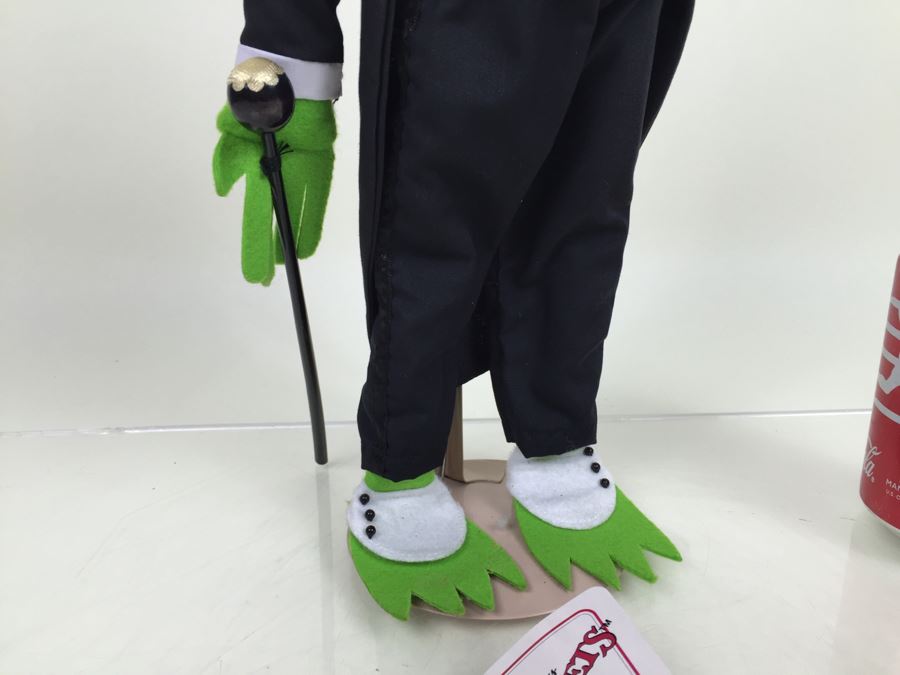 Jim Henson's Muppets Large Kermit The Frog Muppet With Stand P2504 Vintage 1990 [Photo 8]