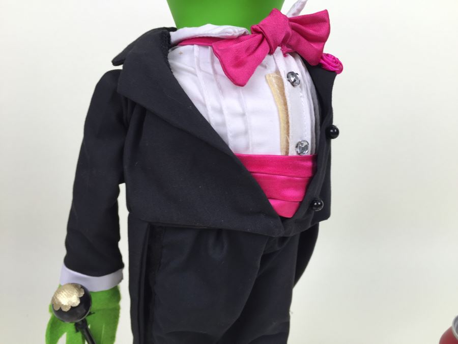 Jim Henson's Muppets Large Kermit The Frog Muppet With Stand P2504 Vintage 1990 [Photo 7]
