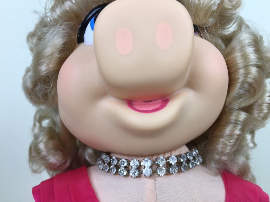 Jim Henson's Muppets Large Miss Piggy Muppet With Stand P2507 Vintage 1990 [Photo 5]