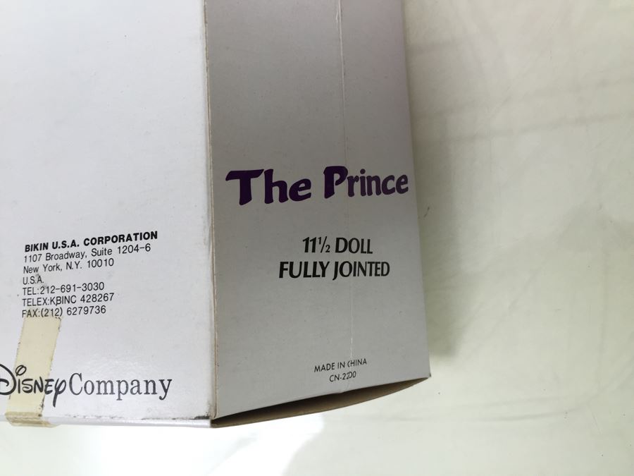 Walt Disney's Snow White And The Seven Dwarfs 'The Prince' 11 1/2' Doll Bikin New In Box [Photo 9]