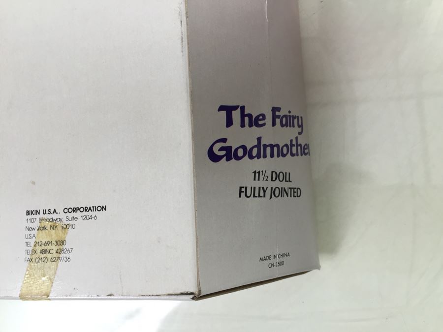 Walt Disney's Snow White And The Seven Dwarfs 'The Fairy Godmother' 11 1/2' Doll Bikin New In Box [Photo 8]