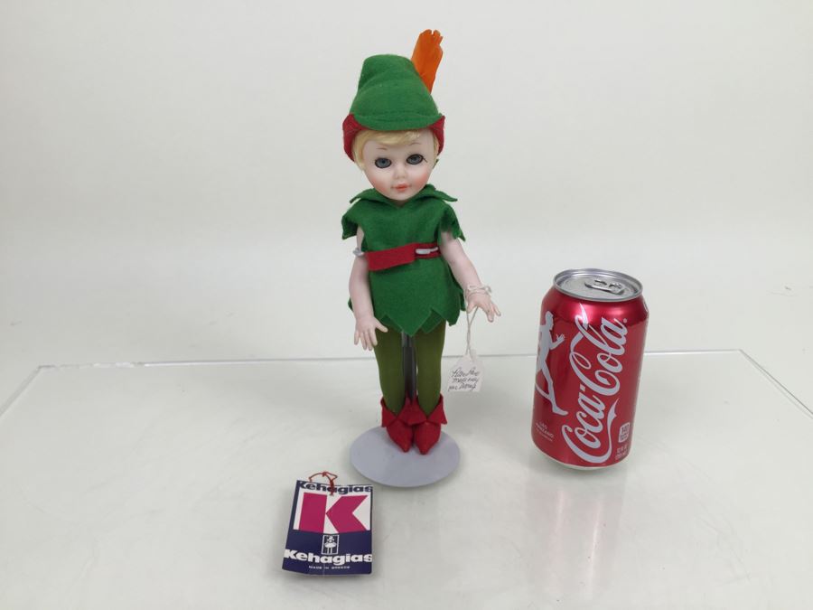 Disney's Peter Pan Doll With Stand By Kehagias Made In Greece [Photo 1]