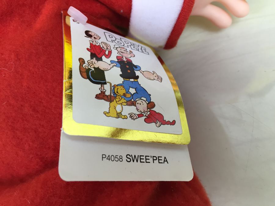 Large Lot Of Popeye Plush Toys With Tags Swee'Pea, Eugene The Jeep, Wimpy, Sea Hag, Olive Oyl, Brutus With Tags [Photo 16]