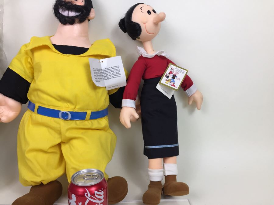Large Lot Of Popeye Plush Toys With Tags Swee'Pea, Eugene The Jeep, Wimpy, Sea Hag, Olive Oyl, Brutus With Tags [Photo 23]