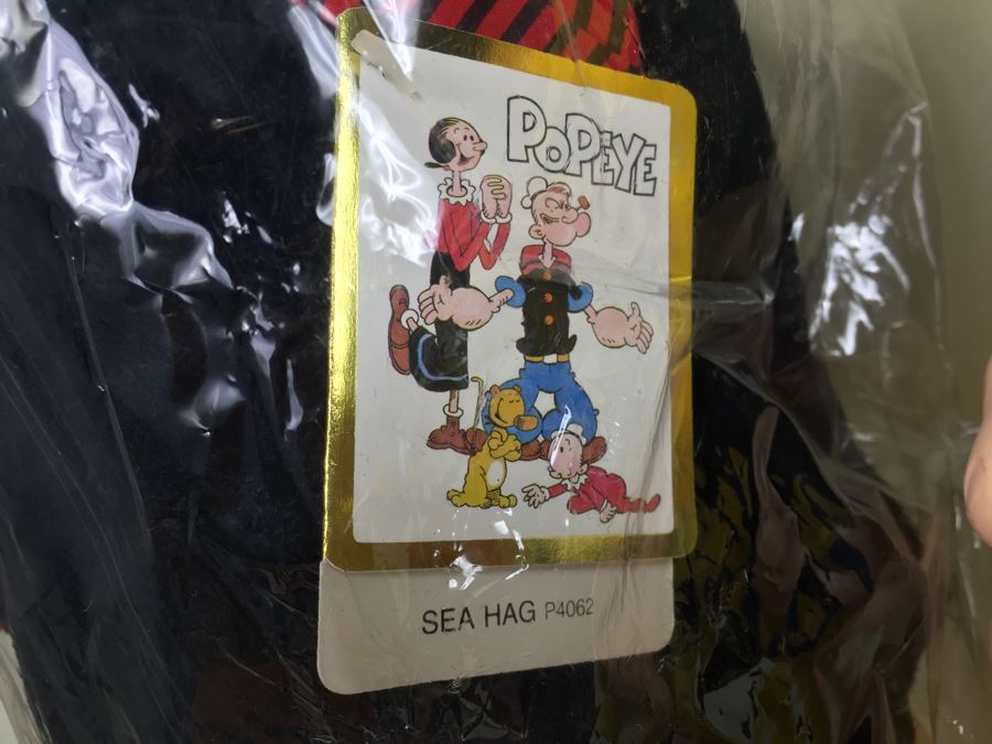 Large Lot Of Popeye Plush Toys With Tags Swee'Pea, Eugene The Jeep, Wimpy, Sea Hag, Olive Oyl, Brutus With Tags [Photo 29]