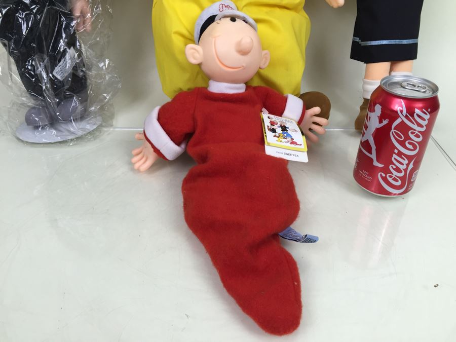 Large Lot Of Popeye Plush Toys With Tags Swee'Pea, Eugene The Jeep, Wimpy, Sea Hag, Olive Oyl, Brutus With Tags [Photo 13]