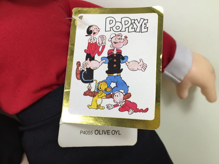 Large Lot Of Popeye Plush Toys With Tags Swee'Pea, Eugene The Jeep, Wimpy, Sea Hag, Olive Oyl, Brutus With Tags [Photo 26]