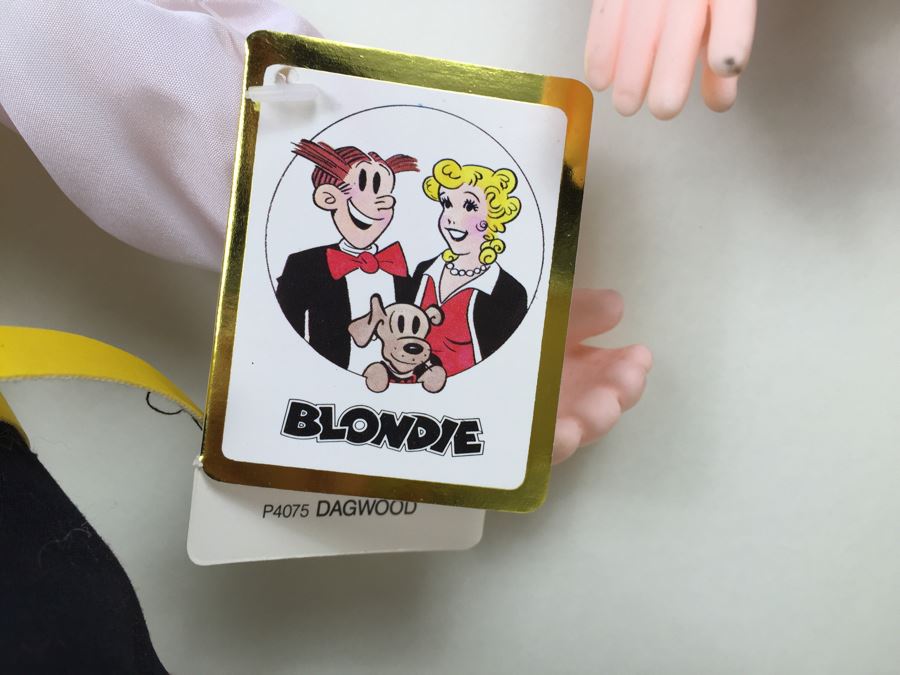 Pair Of Blondie Plush Toys Dagwood And Blondie With Tags [Photo 3]