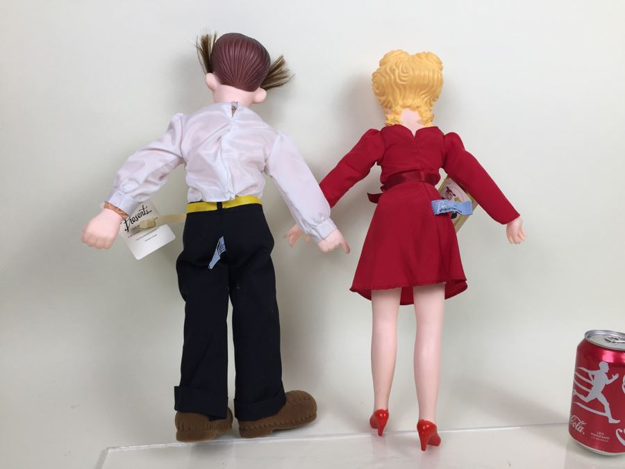 Pair Of Blondie Plush Toys Dagwood And Blondie With Tags [Photo 16]