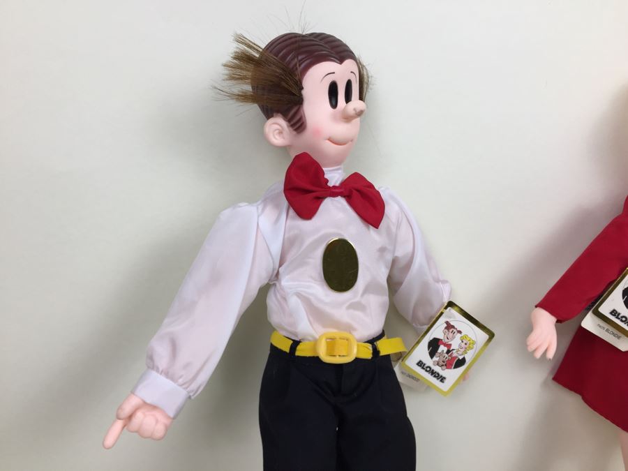 Pair Of Blondie Plush Toys Dagwood And Blondie With Tags [Photo 6]