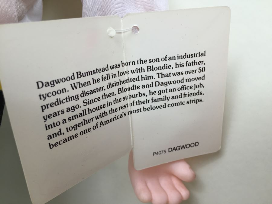 Pair Of Blondie Plush Toys Dagwood And Blondie With Tags [Photo 15]