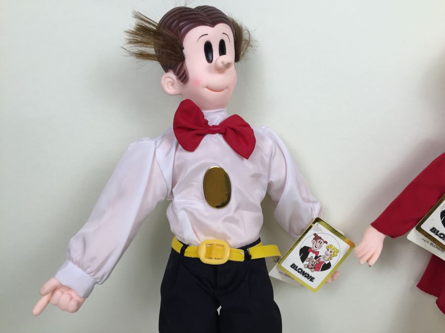 Pair Of Blondie Plush Toys Dagwood And Blondie With Tags [Photo 2]