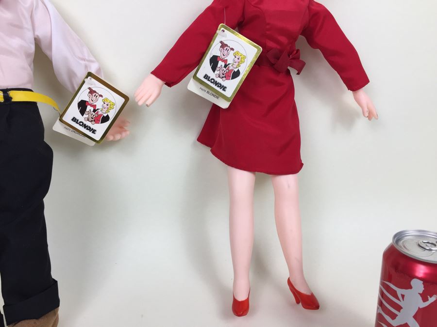 Pair Of Blondie Plush Toys Dagwood And Blondie With Tags [Photo 11]