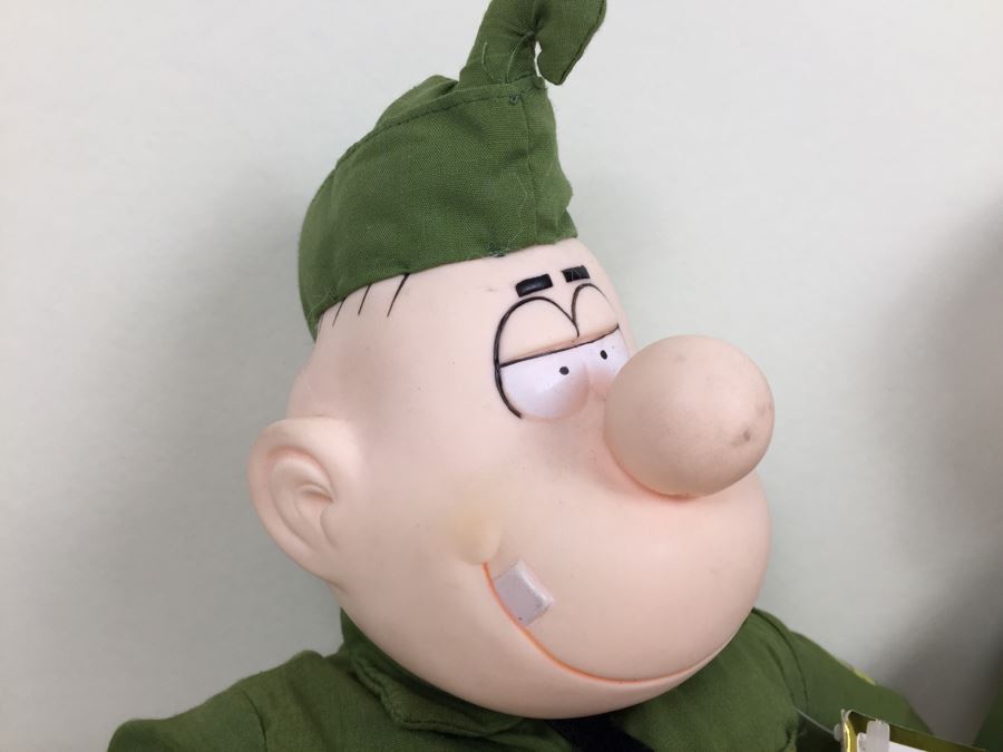 Pair Of Beetle Bailey Plush Toys Beetle Bailey And Sarge With Tags [Photo 5]