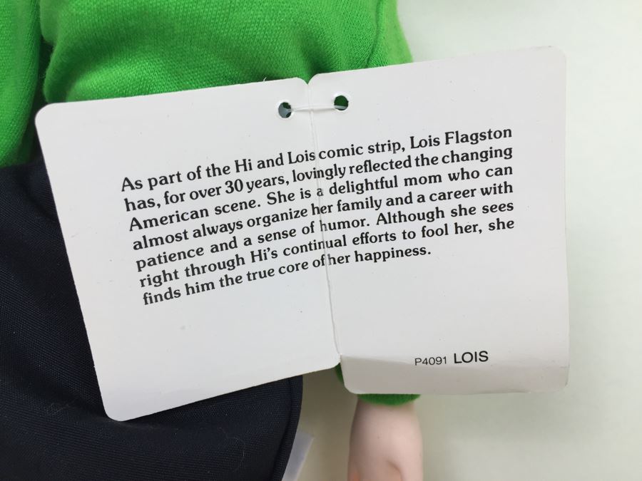 (3) Hi And Lois Plush Toys Hi, Lois And Trixie With Tags [Photo 9]