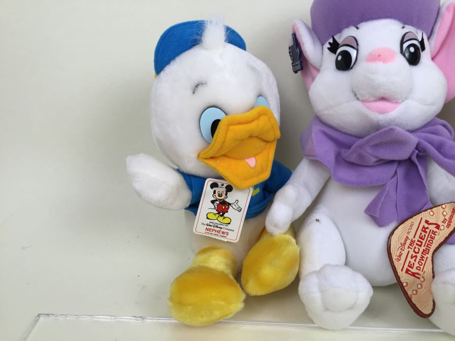 Walt Disney Plush Toys 'Nephews' And Pair Of 'The Rescuers Down Under' New  With Tags