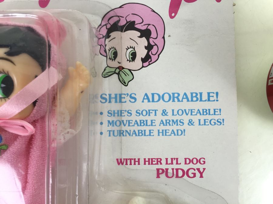 Baby Boop With Li'l Dog Pudgy New On Card M-Toy Vintage 1988 [Photo 5]