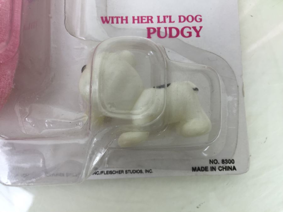 Baby Boop With Li'l Dog Pudgy New On Card M-Toy Vintage 1988 [Photo 3]