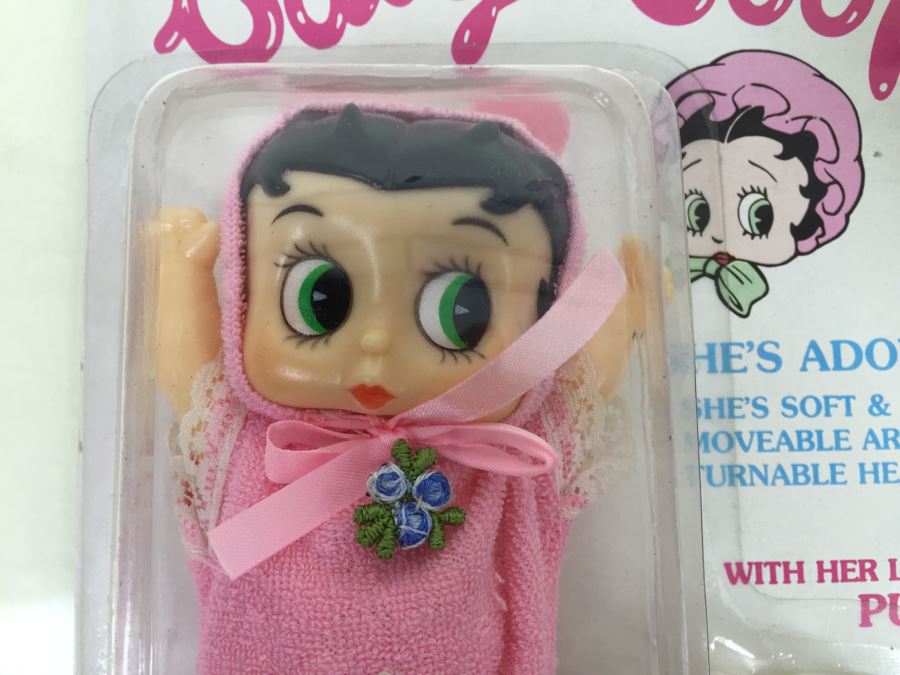 Baby Boop With Li'l Dog Pudgy New On Card M-Toy Vintage 1988 [Photo 2]