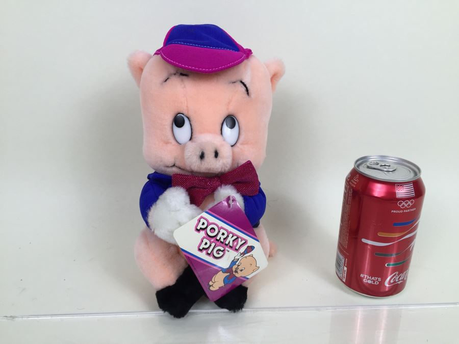 Warner Bros Porky Pig Plush Toy New With Tags [Photo 1]