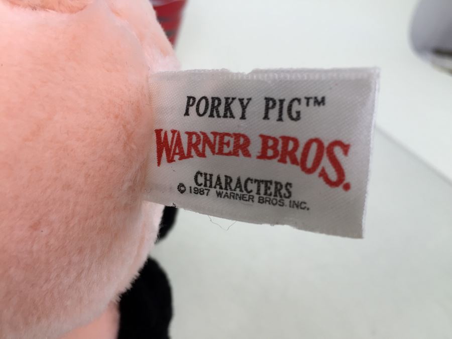 Warner Bros Porky Pig Plush Toy New With Tags [Photo 8]