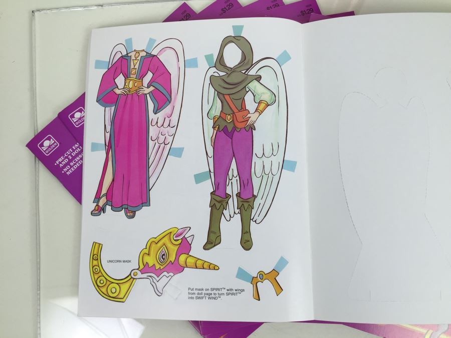 (10) Princess Of Power Paper Dolls Golden Book Mattel Vintage 1985 New Old Stock  [Photo 14]