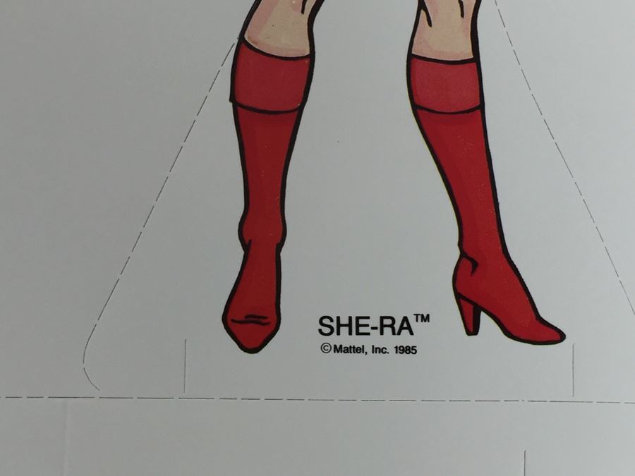 (10) Princess Of Power Paper Dolls Golden Book Mattel Vintage 1985 New Old Stock  [Photo 12]