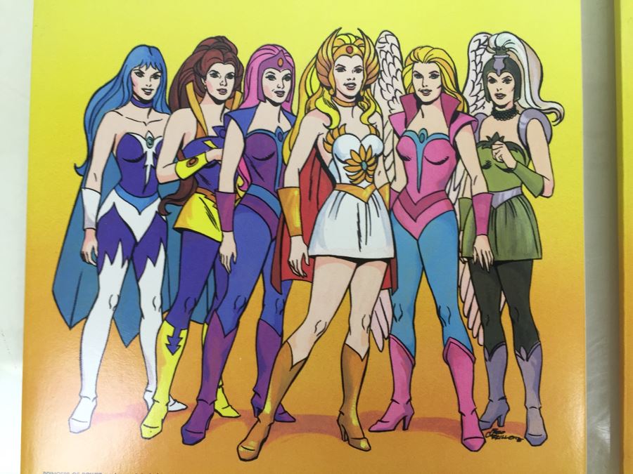 Pair Of Princess Of Power Who's Who Big Coloring Books Golden Book Mattel Vintage 1985 New Old Stock  [Photo 6]