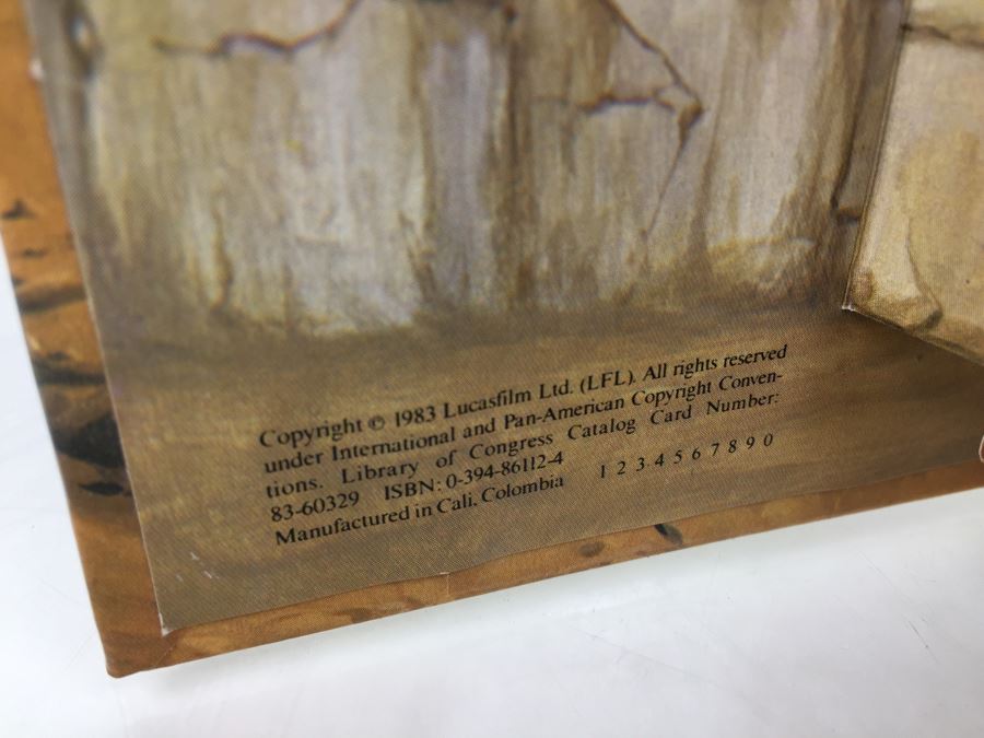 Pair Of Star Wars Return Of The Jedi Han's Solo's Rescue Little POPS Pop-Up Book First Edition Vintage 1983 New Old Stock [Photo 10]