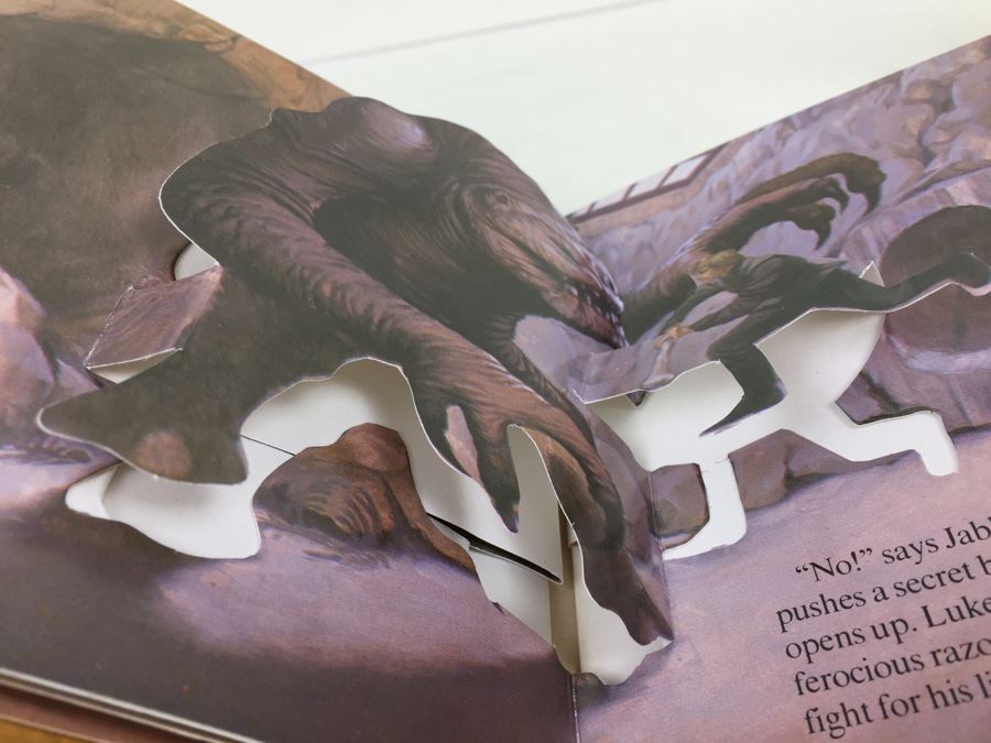 Pair Of Star Wars Return Of The Jedi Han's Solo's Rescue Little POPS Pop-Up Book First Edition Vintage 1983 New Old Stock [Photo 16]