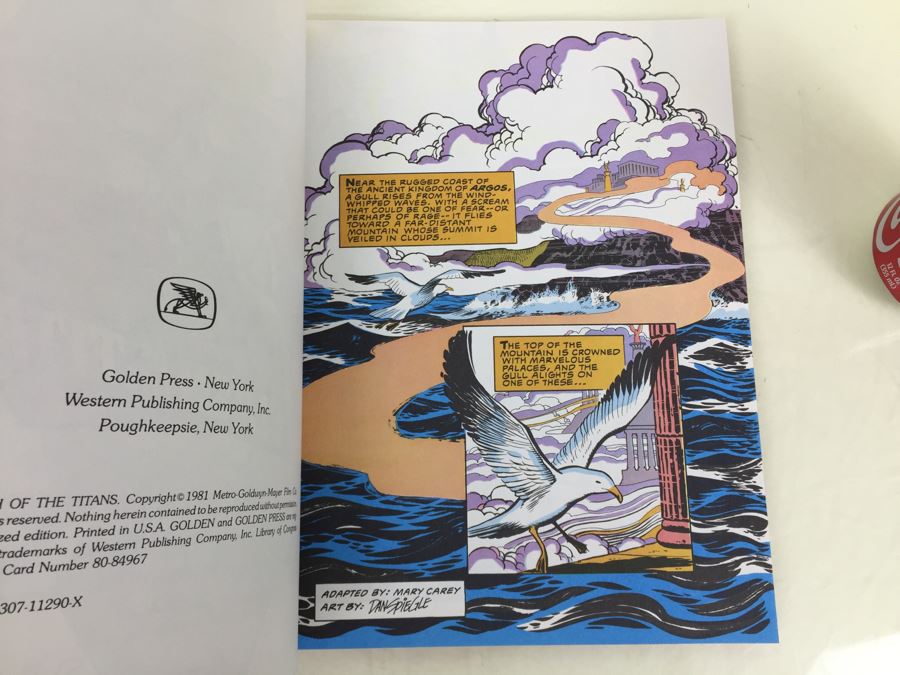 Clash Of The Titans Illustrated Adaption Of The Movie Comic Book Golden Vintage 1981 MGM [Photo 12]