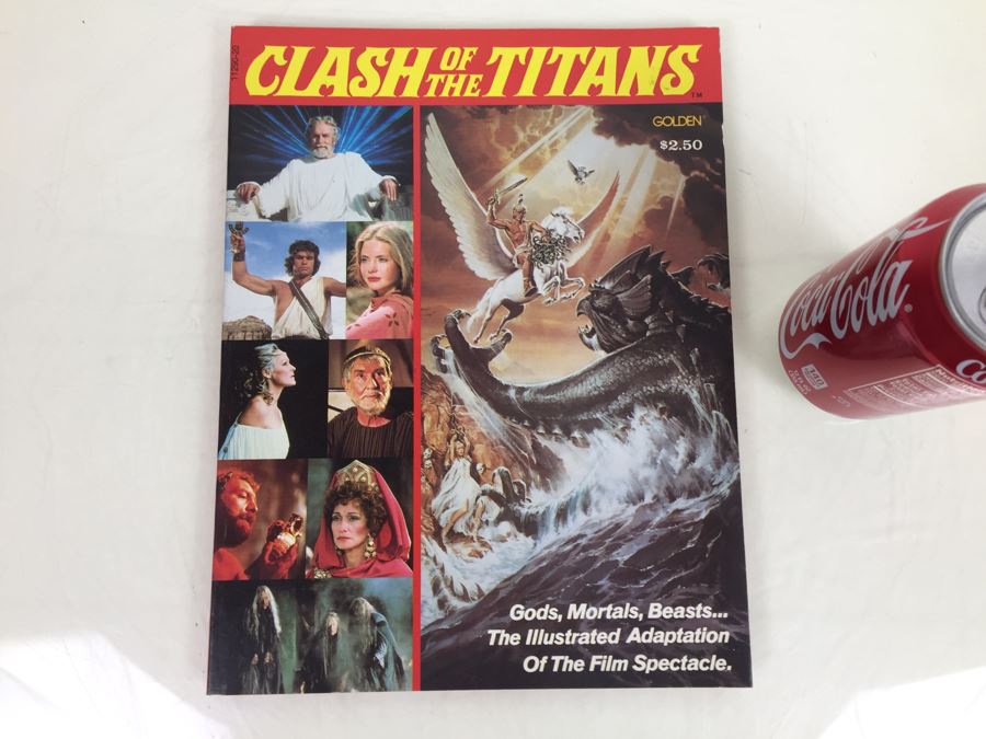 Clash Of The Titans Illustrated Adaption Of The Movie Comic Book Golden Vintage 1981 MGM