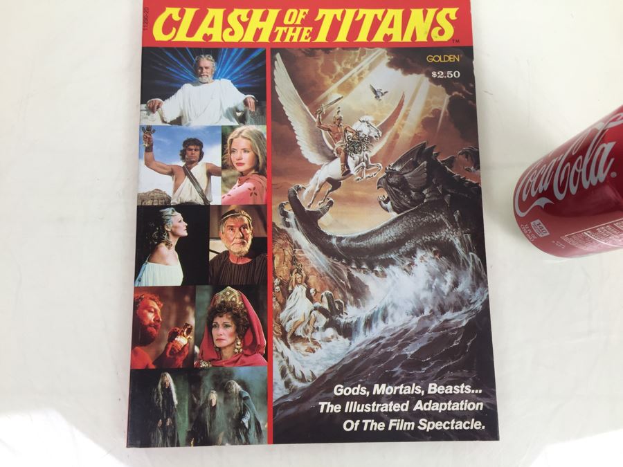 Clash Of The Titans Illustrated Adaption Of The Movie Comic Book Golden Vintage 1981 MGM [Photo 8]