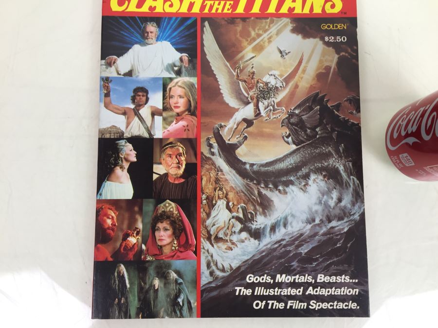 Clash Of The Titans Illustrated Adaption Of The Movie Comic Book Golden Vintage 1981 MGM [Photo 5]