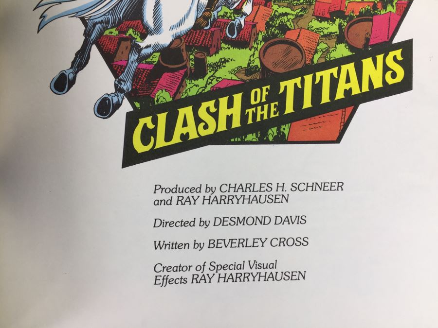 Clash Of The Titans Illustrated Adaption Of The Movie Comic Book Golden Vintage 1981 MGM [Photo 10]