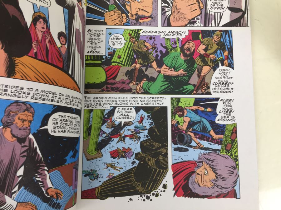 Clash Of The Titans Illustrated Adaption Of The Movie Comic Book Golden Vintage 1981 MGM [Photo 13]