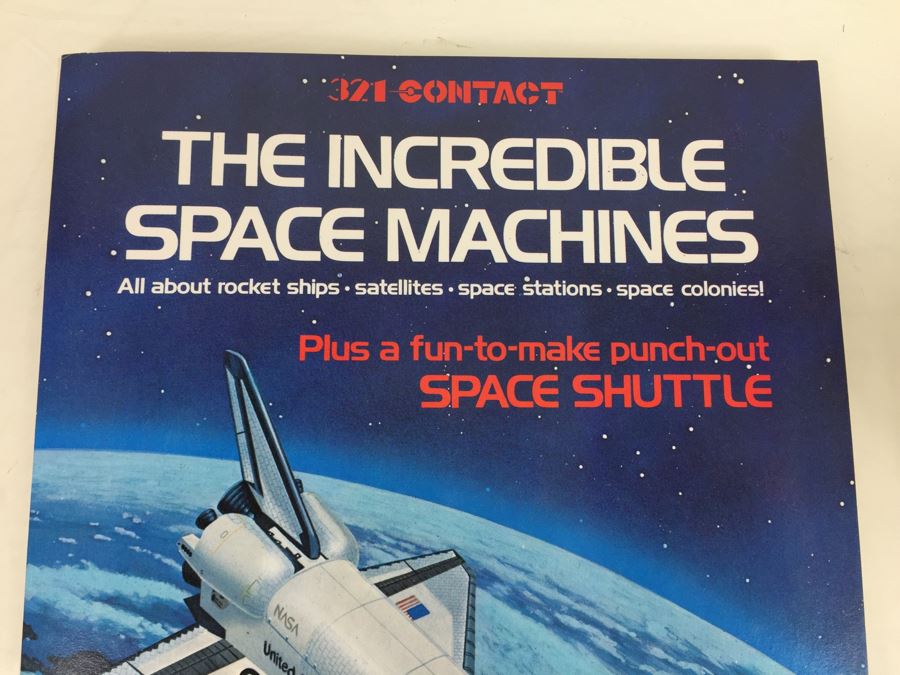 NASA Approved The Incredible Space Machines With Punch-Out Space Shuttle Random House Vintage 1982 First Edition New Old Stock [Photo 4]
