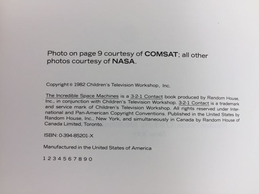 NASA Approved The Incredible Space Machines With Punch-Out Space Shuttle Random House Vintage 1982 First Edition New Old Stock [Photo 7]