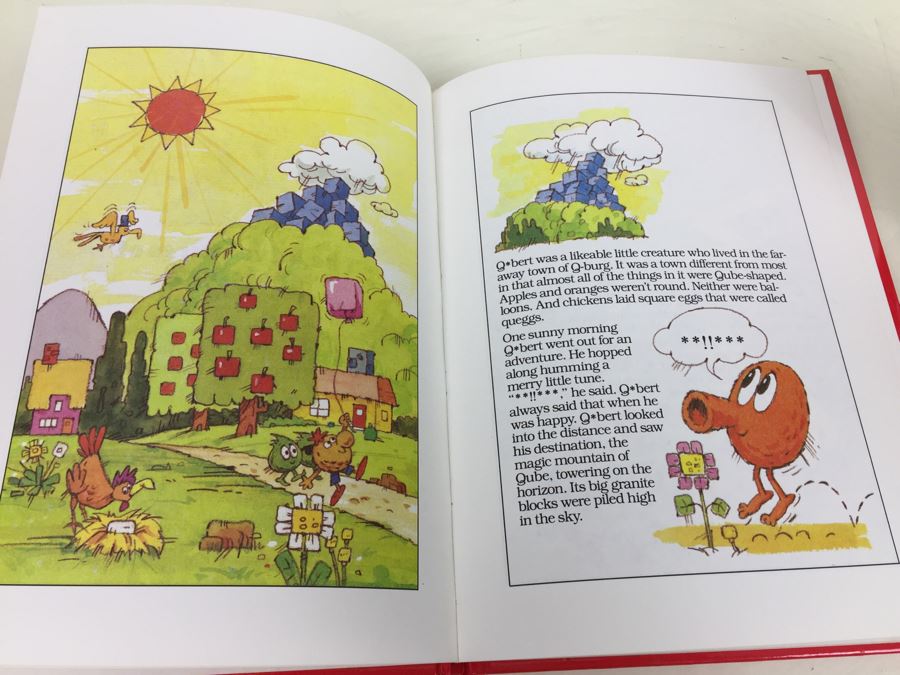 The Adventures Of Q*bert Vintage 1980's Video Gaming Book Parker Brothers Vintage 1983 First Edition ISBN 0-910313-12-1 [Photo 12]