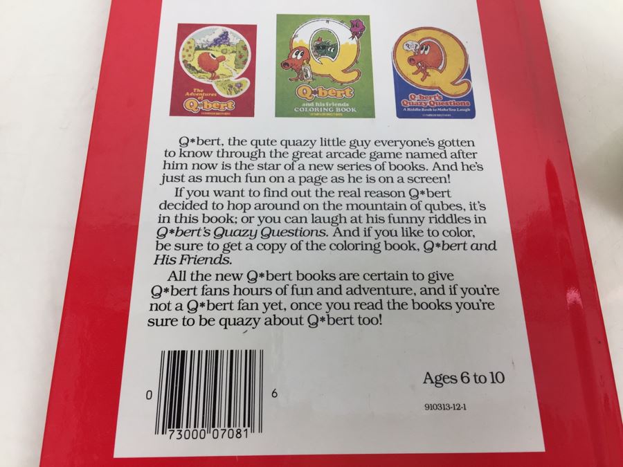 The Adventures Of Q*bert Vintage 1980's Video Gaming Book Parker Brothers Vintage 1983 First Edition ISBN 0-910313-12-1 [Photo 6]
