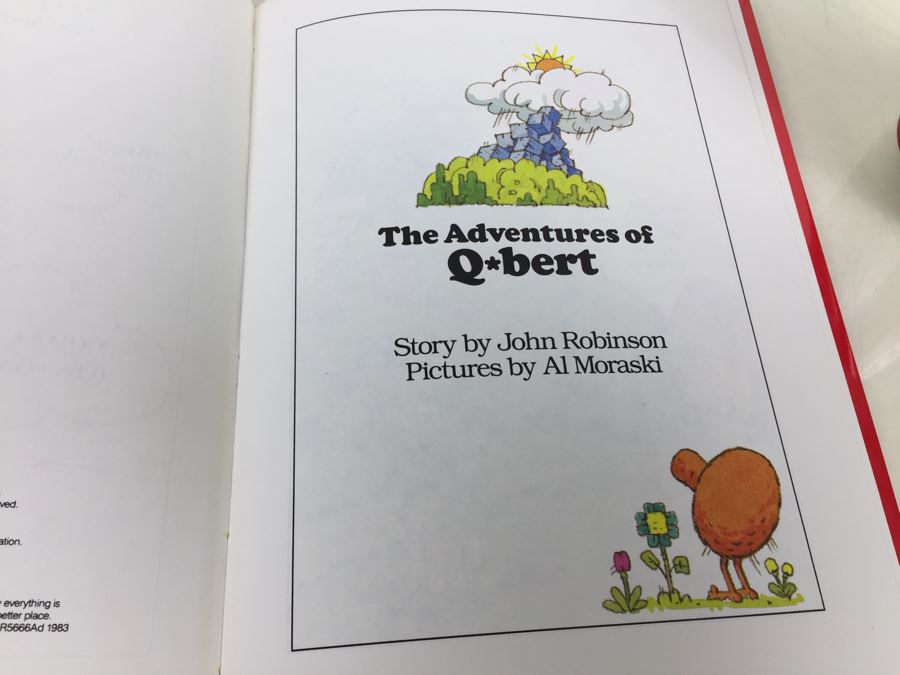 The Adventures Of Q*bert Vintage 1980's Video Gaming Book Parker Brothers Vintage 1983 First Edition ISBN 0-910313-12-1 [Photo 10]