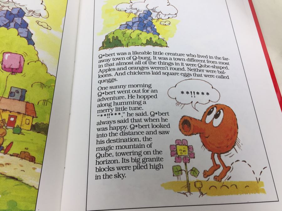 The Adventures Of Q*bert Vintage 1980's Video Gaming Book Parker Brothers Vintage 1983 First Edition ISBN 0-910313-12-1 [Photo 11]