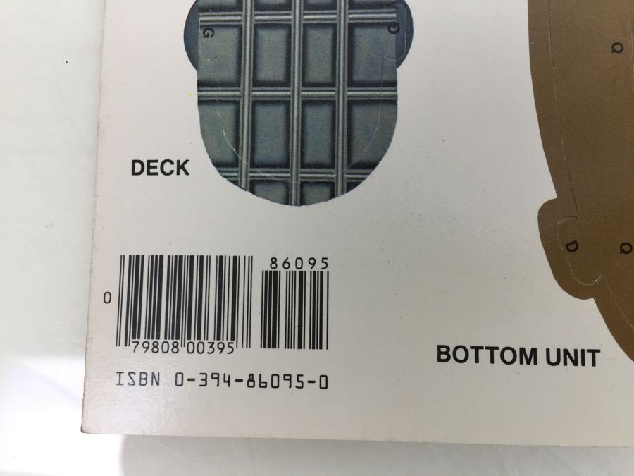 Pair Of STAR WARS Return Of The Jedi Punch-Out & Make-It Books Random House Vintage 1983 New Old Stock ISBN 0-394-86095-0 [Photo 13]