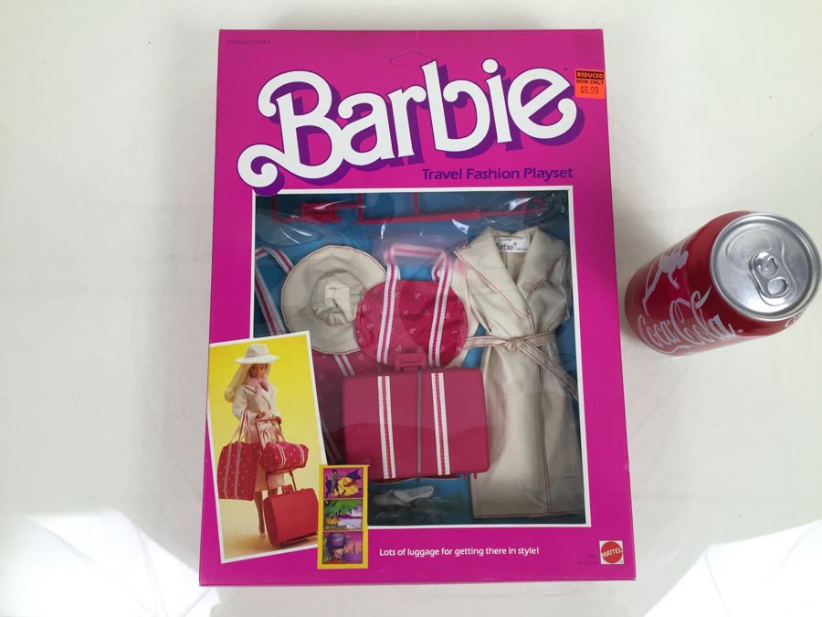 Barbie Travel Fashion Playset Mattel 9264 Vintage 1984 New In Box