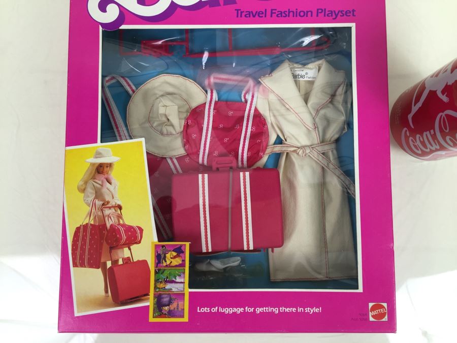 Barbie Travel Fashion Playset Mattel 9264 Vintage 1984 New In Box [Photo 2]