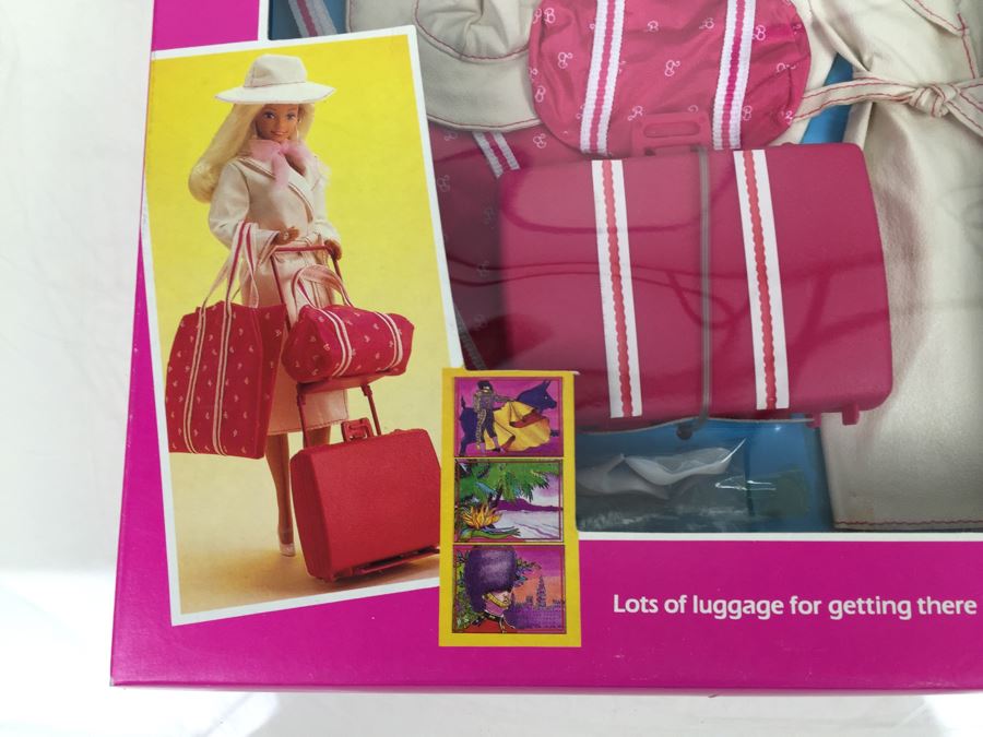 Barbie Travel Fashion Playset Mattel 9264 Vintage 1984 New In Box [Photo 5]